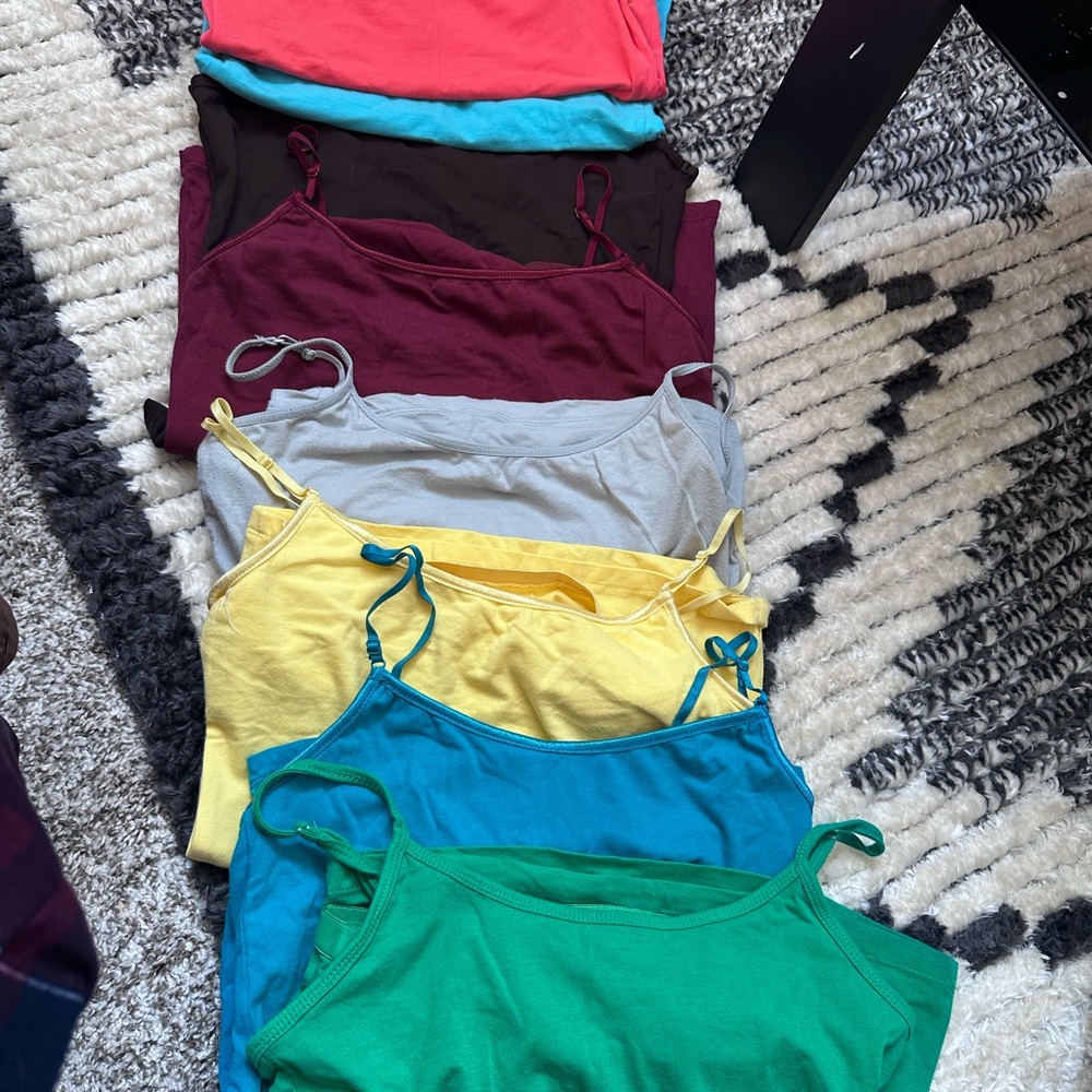 Colorful Women's Camisole Tops Set bundle of 10